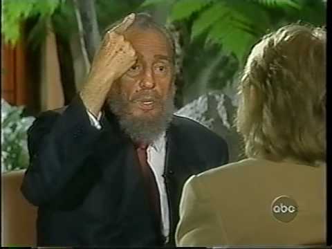 20/20 Fidel Castro interview - Barbara Walters [3of6]