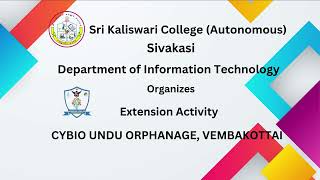 Extension Activity - CYBIO UNDU ORPHANAGE, VEMBAKOTTAI - 07.02.2025