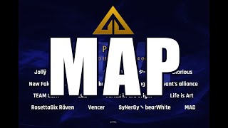 MAP動画(4倍速) - 2.3『PMCL - Season4 Grade2 Day1』【PUBG MOBILE】
