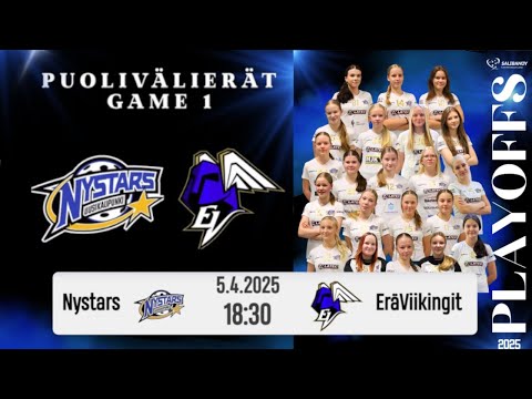 Nystars - EräViikingit | T16 SM | Puolivälierät Game 1