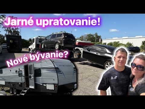 Kúpa karavanu a jarné upratovanie na parkovisku! Odchádzame na trip alebo nové bývanie?