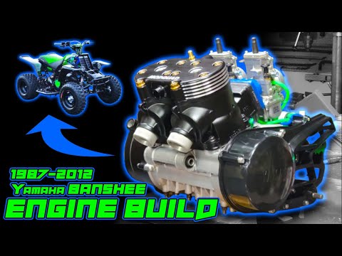 How to Build a Yamaha Banshee 350 Engine | 1987 - 2012 Full Build Step by Step