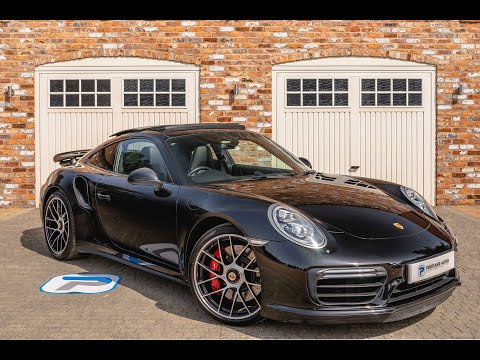 2018/18 PORSCHE 911 991 3.8 TURBO FOR SALE IN JET BLACK METALLIC WITH BLACK LEATHER INTERIOR