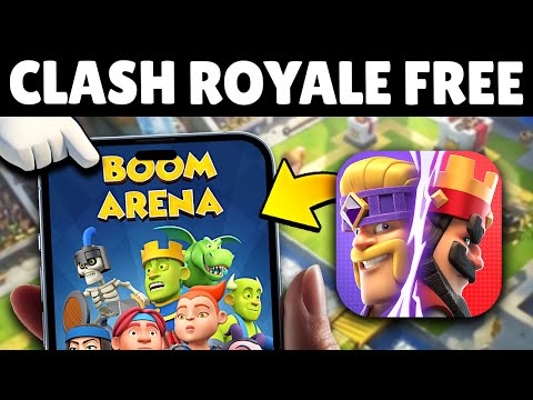 CLASH ROYALE 100% FREE TO PLAY??? ECCOLO... BOOM ARENA!