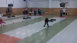 Relay competitions for children in fencing - Part 1