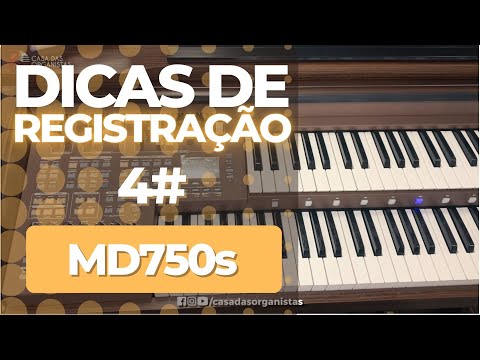 Dicas de registração Tokai MD750s#4 - Casa das Organistas