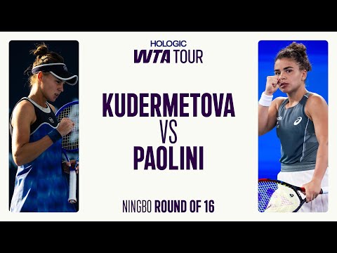 Veronika Kudermetova vs. Jasmine Paolini | 2025 Ningbo Round of 16 | WTA Match Highlights