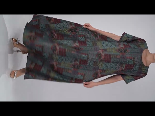 جلابيه وجهين كم قصير -متعددة الألوان