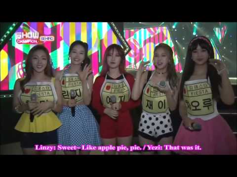 Fiestar: Show Champion Cut - " 'Apple Pie' Behind the Scenes" [ENG SUB]