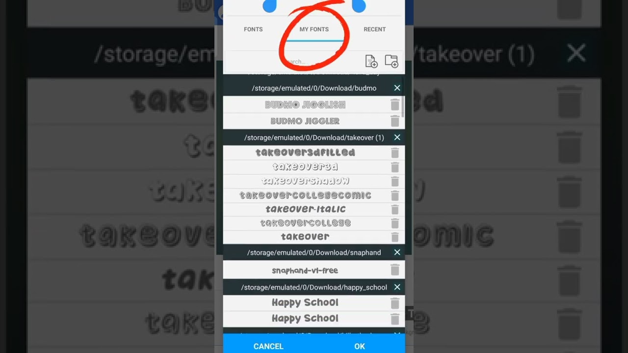 Cara menambah font di aplikasi pixellab