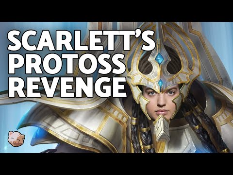 StarCraft 2 - FPV: SCARLETT gets Protossed and turns to the Dark Side! (2-games)