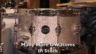 Video thumbnail for DW Performance Silver Sparkle 7x13 Snare Drum by The Drum Shop - Portland, Maine