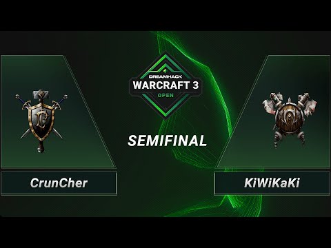 WC3 - CrunCher vs. KiWiKaKi - Semifinal - DreamHack WarCraft 3 Open: Winter 2021 - NA