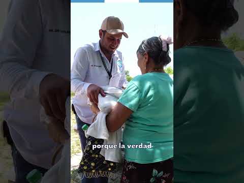Entrega de semillas en Oratorio, Santa Rosa