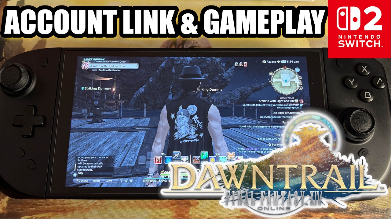 Linking Your Account & Gameplay - Final Fantasy XIV on the Switch 2