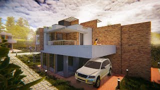 Architectural Exterior Visualization by 3DCG Arts LLC - Varna Townhouse movie HD
