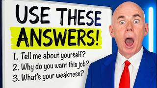 21 QUICK ANSWERS TO THE MOST DIFFICULT INTERVIEW QUESTIONS! (Pass Your Job Interview!)