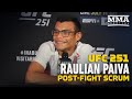 Raulian Paiva Came To Abu Dhabi Alone After Corners Ruled Out for UFC 251 - MMA Fighting
