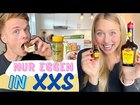 EIN TAG NUR XXS ESSEN!!