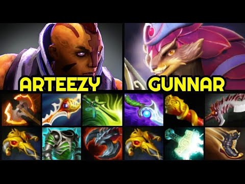 ARTEEZY vs GUNNAR - Rapier Anti Mage vs Super Annoying Pangolier 7.27 Dota 2