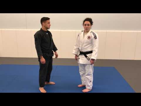 O-Soto Gari  (Major Outer Reaping Throw) /Judo 1st Yellow Strip Testing - (B1 Brazilian Jiu-Jitsu)