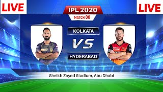 Live Cricket Scorecard - KKR vs SRH | IPL 2020 - 8th Match | KOLKATA vs HYDERABAD