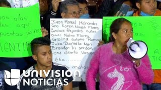 Familiares exigen lista oficial de desaparecidos en el terremoto de México ante falta de información