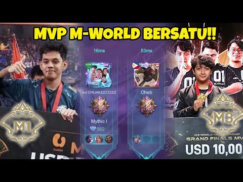 Para MVP M-WORLD BERSATU!! MVP M1 + MVP M3!! Ini Yang Klen TUNGGU Kan!! - Mobile Legends