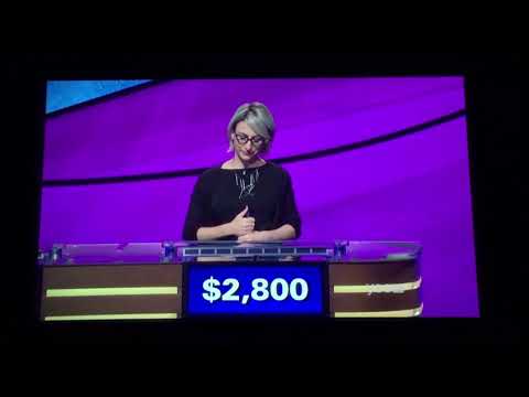 Jeopardy, Geoff Duncan Day 2 - 1st Daily Double (10/11/19)