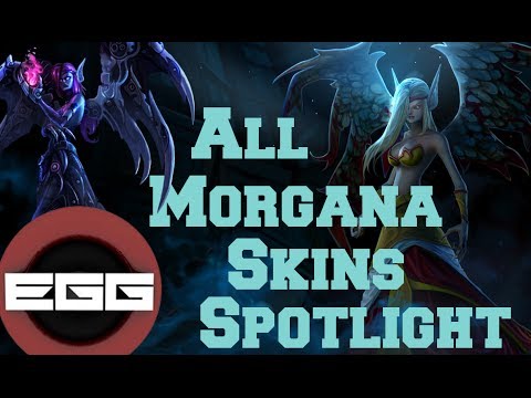 All Morgana Skins Spotlight - League of Legends Skin Review [HD]