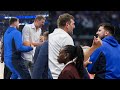 Luka Doncic PRANKS Dirk Nowitzki and Here's How Nowitzki Reacts - Dallas vs Minnesota Game 3