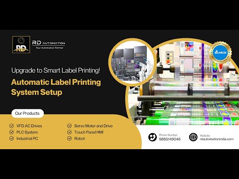 Smart Label Printing Machine Automation – Project Delivered in Coimbatore!