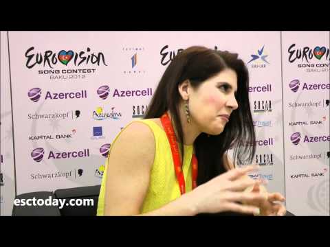 Eurovision Song Contest 2012 - Interview with Filipa Sousa, Portugal