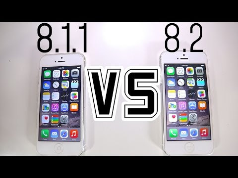 iOS 8.1.1 VS iOS 8.2 - Is It Faster? + What's New Review