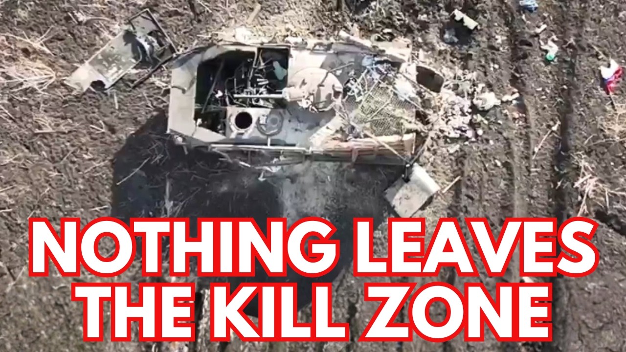 Russian Armored Attack Hits a Drone Wall