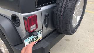 Jeep Wrangler - HOW TO OPEN TRUNK