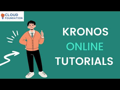 Kronos Training Online | Kronos Tutorial For Beginners | Kronos Course | Kronos | CloudFoundation