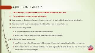 2025| SUS1501| ASSIGNMENT 6| ENVIRONMENTAL ETHICS| PART 1 OF 3