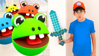 Real Life Pac-Man Animation Adventure with Jason