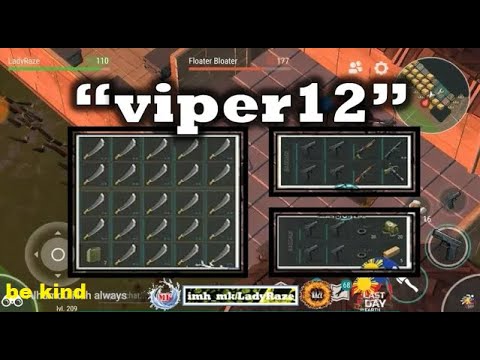 "Viper12" base raided using small box to block | No C4 | CRAFTING MACHETES - Last Day On Earth