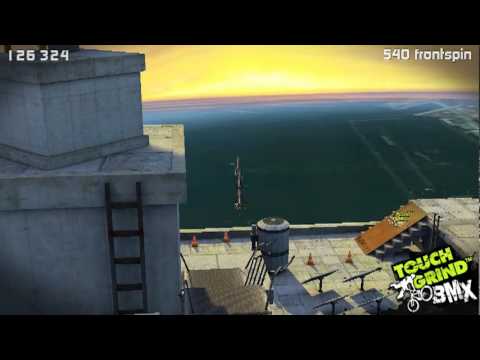 Skyline 100,000 pt one jump tutorial - Touchgrind BMX