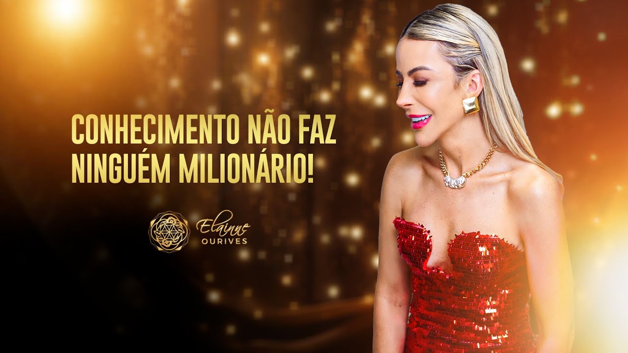A barreira que impede o dinheiro de chegar a você é sua mente pequena! | Elainne Ourives