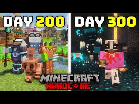 We Played 300 Days of Minecraft Hardcore Multiplayer