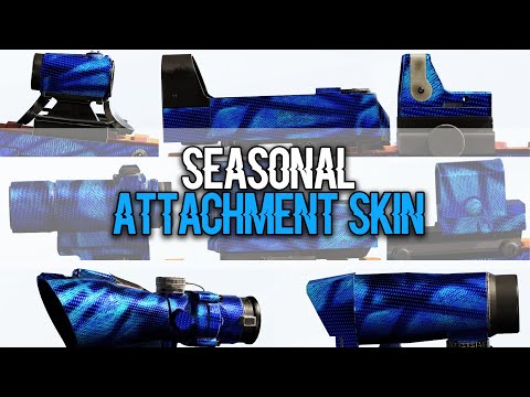 New  SEASONAL ATTACHMENT SKIN & Weapon Skin - All Sights - Showcase IN-GAME Rainbow6 Y7S1 Demon Veil