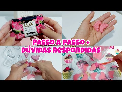 💡 Como fazer sabonete para LEMBRANCINHAS | sabonete caseiro simples e fácil de fazer passo a passo
