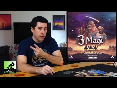 3 Magi ►►► Worker placement, engine building, crafting and navigation in a fast tight package!