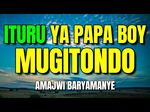 Uko NARONGOWE na PAPA Boy ,Amajwi ARIKUNDONGORA MUGITONDO ,  inkuru y'urukundo  , ikinamico