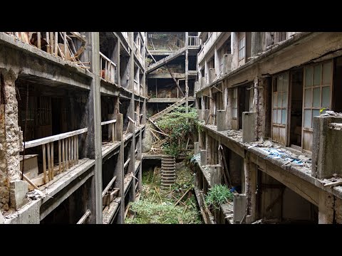 Exploring HASHIMA ISLAND – Early Footage of Japan's ABANDONED Island City 軍艦島