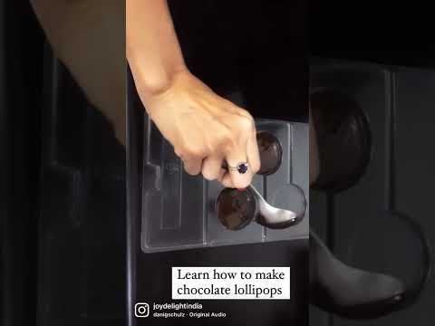 Learn how to make Chocolate lollipops 🍭