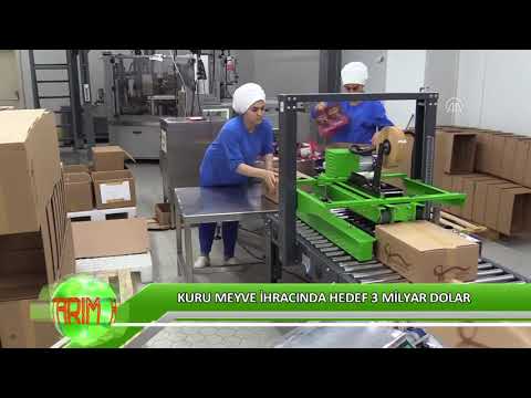 Kuru meyve ihracında hedef 3 milyar dolar